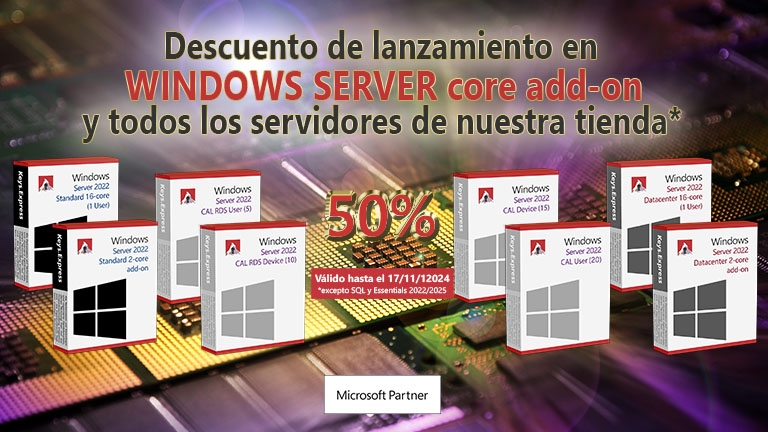 Amplíe la capacidad del servidor ahora y ahorre un 50% – Oferta hasta el 17 de noviembre