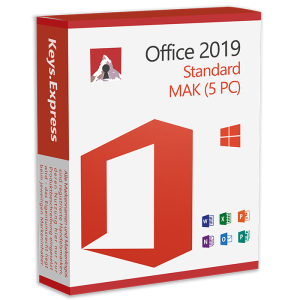 Microsoft Office 2019 Standard Key (5 PC)