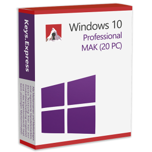 Microsoft Windows 10 Professional Key (20 PC)
