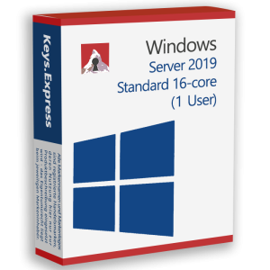Microsoft Server 2019 Standard 16-core Key (1 User)