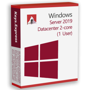 Microsoft Server 2019 Datacenter 2-core Key (1 User)