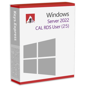 Microsoft Server 2022 CAL RDS User Key (25)
