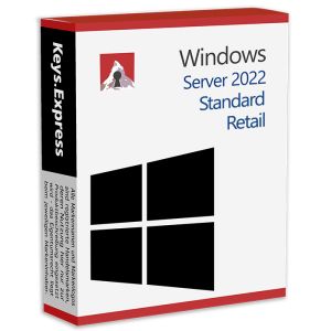 Microsoft Server 2022 Standard 28-core Retail Key (2 User)
