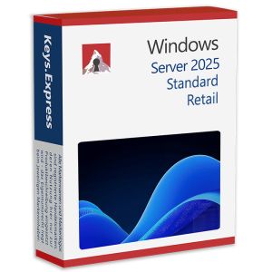 Microsoft Server 2025 Standard 4-core Retail Key (5 User)