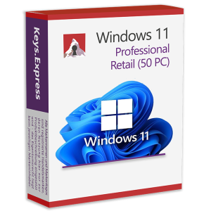 Microsoft Windows 11 Pro Retail Key (50 PC)